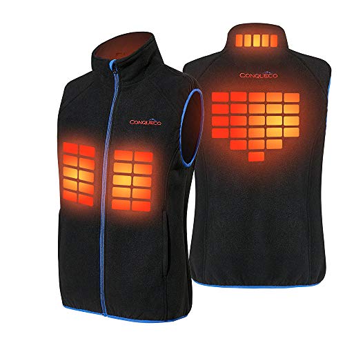 CONQUECO Heated Vest Electric Polar Fleece Gilet Ireland Ubuy