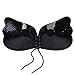 Baabyoo Women's Self Adhesive Bras Invisible Bra Strapless Backless Bra Airy Push up Bra Black C