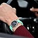JIELIELE Compatible 20mm Watch Band, Waterproof Replacement Wristbands Straps for Samsung Gear S2 Classic/Withings (Nokia) Steel HR 40mm/ Galaxy Watch 42mm (Cyan, 20mm)