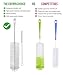 Baby Bottle Brush Cleaning Set (3 Piece) – Deep Cleaning Baby Bottle Cleaner Kit Includes Bottle Brush, Nipple Brush with Detailing Silicone Tip and Straw Sippy Brush