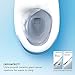 TOTO MW6243056CEFG#01 WASHLET+ Legato One-Piece Elongated 1.28 GPF Toilet and Contemporary WASHLET S550e Bidet Seat, Cotton White
