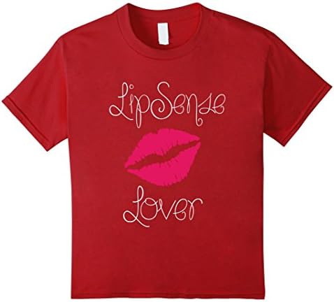 Kids LipSense Lover Lipstick Lips T-shirt 12 Cranberry