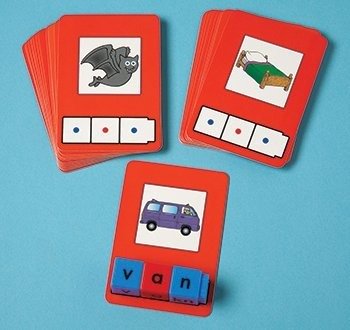 Didax Educational Resources C-V-C Word Building Cards