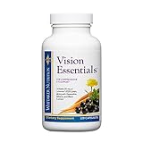 Dr. Whitaker's Vision Essentials with 15 mg of Lutein and Black Currant Plus 16 Powerful Nutrients for Total Eye Health, 120 Capsules (30-Day Supply)