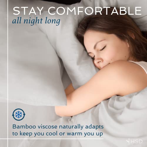 Hotel Sheets Direct 100 Viscose Derived from Bamboo Sheets King