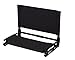 The Stadium Chair Company Deluxe Wide Model Stadium Chair, Black, 20 inch