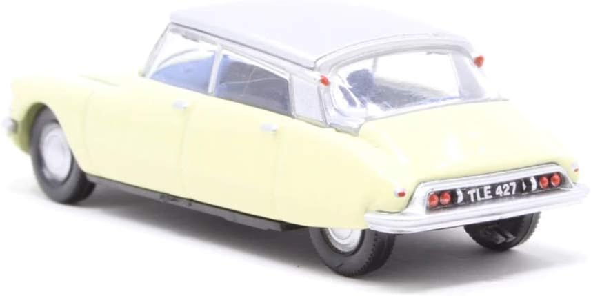 Oxford Diecast 1:76 Citroen DS19 Jonquil Yellow/Silver Collectable model 76CDS006, Medium - Image 3