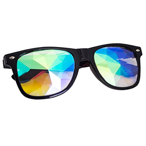 Careonline Festivals Kaleidoscope Glasses Rainbow Prism Sunglasses Goggles - Thumbnail 2