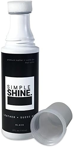 Premium Suede and Leather Dye | Built in Applicator Sponge to Repair Scuffed Damaged Shoes Bags and More| 4oz