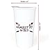 Ceramic Travel Coffee Mug with Lid (12 oz) - Namast'ay In Bed - Funny Mug - Gift for Women. Co-Worker, Friends or Family - Yoga, Meditation - Double Wall Ceramic - BPA-Free Lid - Dishwasher Safe