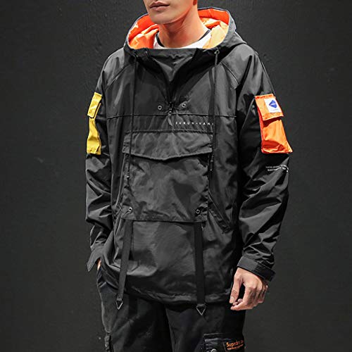 MIS1950s Lightweight Hoodie Pullover Men's Mountain Jacket Ski Coat Windproof Outerwear - Thumbnail 4