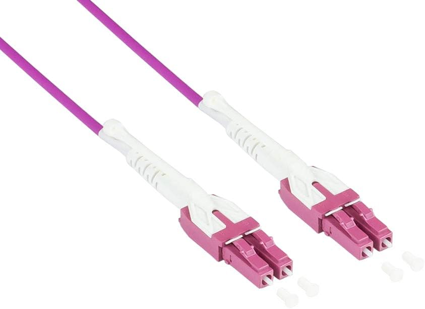 Good Connections OM4 Fibre Optic Cable, Duplex, Male LC to LC, UNIBOOT, Multimode 50/125-1/10/40/100 Gigabit Ethernet