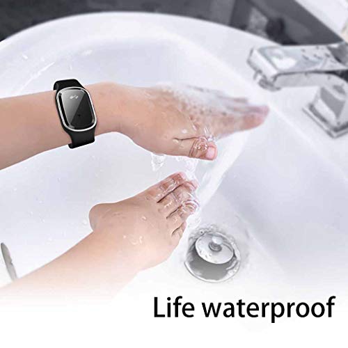 Choosebuy Mosquito Repellent Bracelet, Electronic Ultrasonic Anti Mosquito Bracelet Wristband Pest Repellr for Child Adults- Camping, Hiking, Outdoors, BBQs (Black)