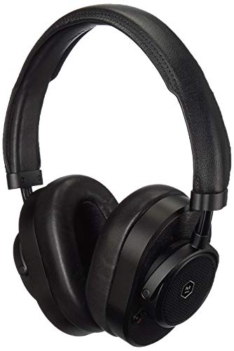 Master & Dynamic MW65 Active-Noise-Cancelling Wireless Over-Ear Headphones Black Metal/Black Leather, One Size