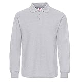 NeedBo Men's Long Sleeve Casual Solid Golf Polo Shirt