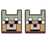 Minecraft Wolf Stud Earrings