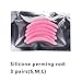StarsColors 6 Pair/2 Packs 99 Perm Eyelash Patch reusable silicone perming rods pink plastic 3 different sizes