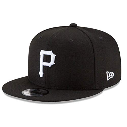 New Era x MLB Men's Pittsburgh Pirates Basic 9Fifty Snapback Hat Black/White