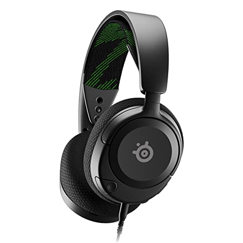Arctis Nova 1X - Cascos Xbox Con Cable y Multisistema - Controladores Hi-Fi - Audio espacial 360° - Almohadillas de espuma con memoria - Ultraligeros - Xbox, PS5, PS4, PC