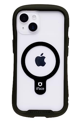 iFace Reflection Magnetic iPhone 14 専用 MagSafe 対応 ケース クリア 強化ガラス (ブラック)【アイフェイス アイフォン14 用 iphone14 用 カバー マグセーフ 耐衝撃 透明 ストラップホール】商品画像