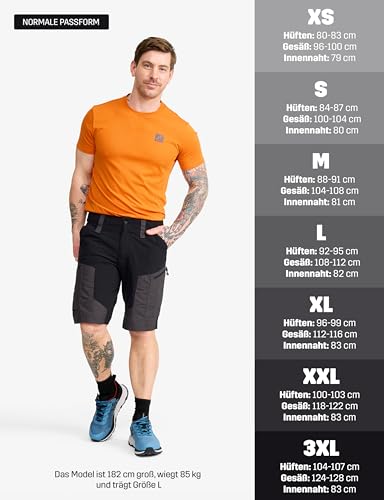 RevolutionRace RVRC GP Men's Shorts, Durable and Ventilated Hiking Shorts for All Outdoor Activities