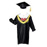 FRECI Graduation Gown Cap with Tassel for Children
