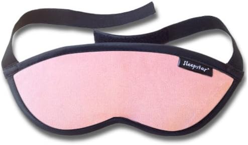 Soft Eye Mask For Sleeping - Orion Deluxe Sleep Mask by Sleepstar - Pretty Pink - Slimline & Lightweight