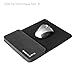 Grifiti Fat Mouse Wrist Pad 8 is a 11 X 8 X 0.75 Inch Combined Mouse Pad and Wrist Rest for Mice, Keypads, Numberpads, Trackpads, Trackballs, Adding Machines, Printing Calculators (Black Nylon)