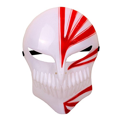 Bleach Kurosaki Ichigo Mask | Anime Face - (Red, Black)