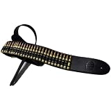 Amazon.com: Levy's Leathers PM28-2B-BLK - Correa de cuero genuino para  guitarra con balas falsas, color negro : Instrumentos Musicales