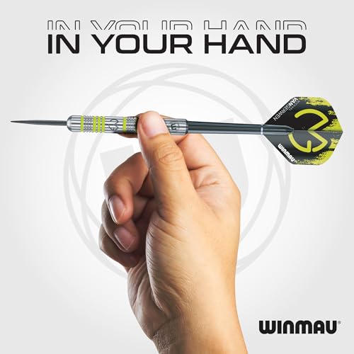 WINMAU - Professional Player - Michael Van Gerwen MvG Gift Set - 50-Piece Professional Darts Set - Includes 4 x Handles, 4 x Flights and Accessories - 18 g Soft Tip or 20 g Darts Metal Tip