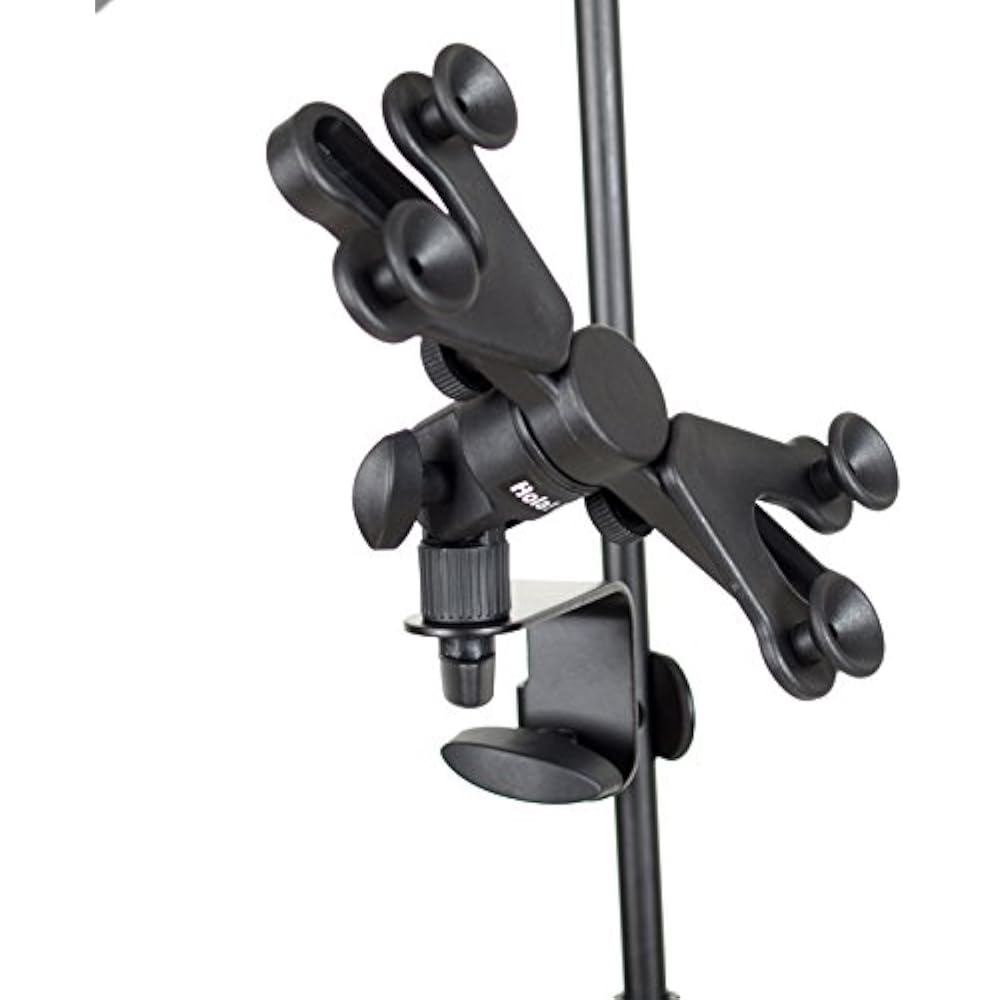 Hola Music HMMTH Microphone Stand Tablet/Smartphone Holder Mount Fits