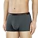 DAVID ARCHY Men's Underwear Bamboo Rayon Breathable Trunks Basic Solid Super Soft Underwear in 4 Pack No Fly (M, Dark Gray - 2.5