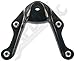 APDTY 833122 Rear Leaf Spring Front Hanger Bracket