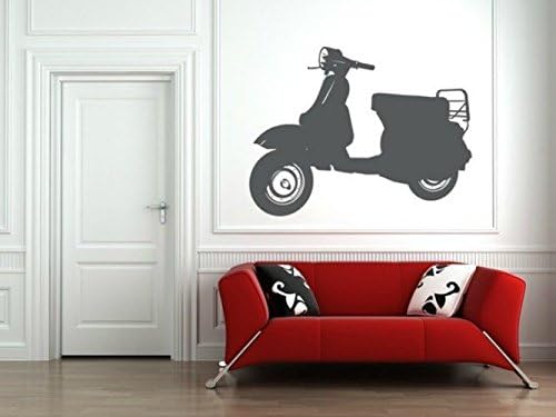 Vespa Scooter, Vespa Wall Decal, Scooter Wall Decal, Hipster Wall Decal, Dorm Decor, Modern Nursery Decor, Moped Wall Decal, Bike Decal