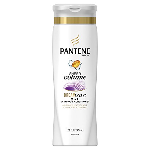 Pantene Pro-V 2 in 1 Shampoo & Conditioner, Sheer Volume with Collagen, 12.6 Ounce