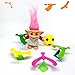 Balance Bird Gravity Bird 10 PCS Nostalgic Pyramid Balance Eagle Great for Understanding Gravity Suitable for Kids Desktop Toy Decoration (Random Color)