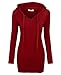Bepei Womens Long Sleeve Tunic Sweatshirt String Hoodie With Pocket