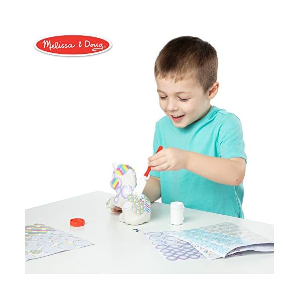 Melissa & Doug Decoupage Made Easy Unicorn Paper Mache Craft Kit with