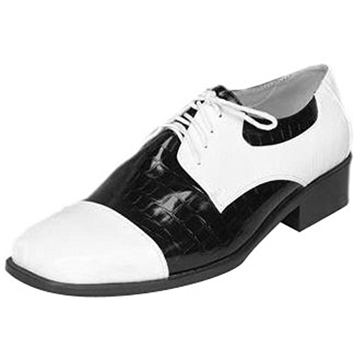 Adult Oxford Costume Shoes (Size:Small 8-9)