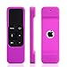 Akwox Apple TV Siri Remote Case with Lanyard (Purple) - For 4th/5th Gen, Not 4K 6th Gen