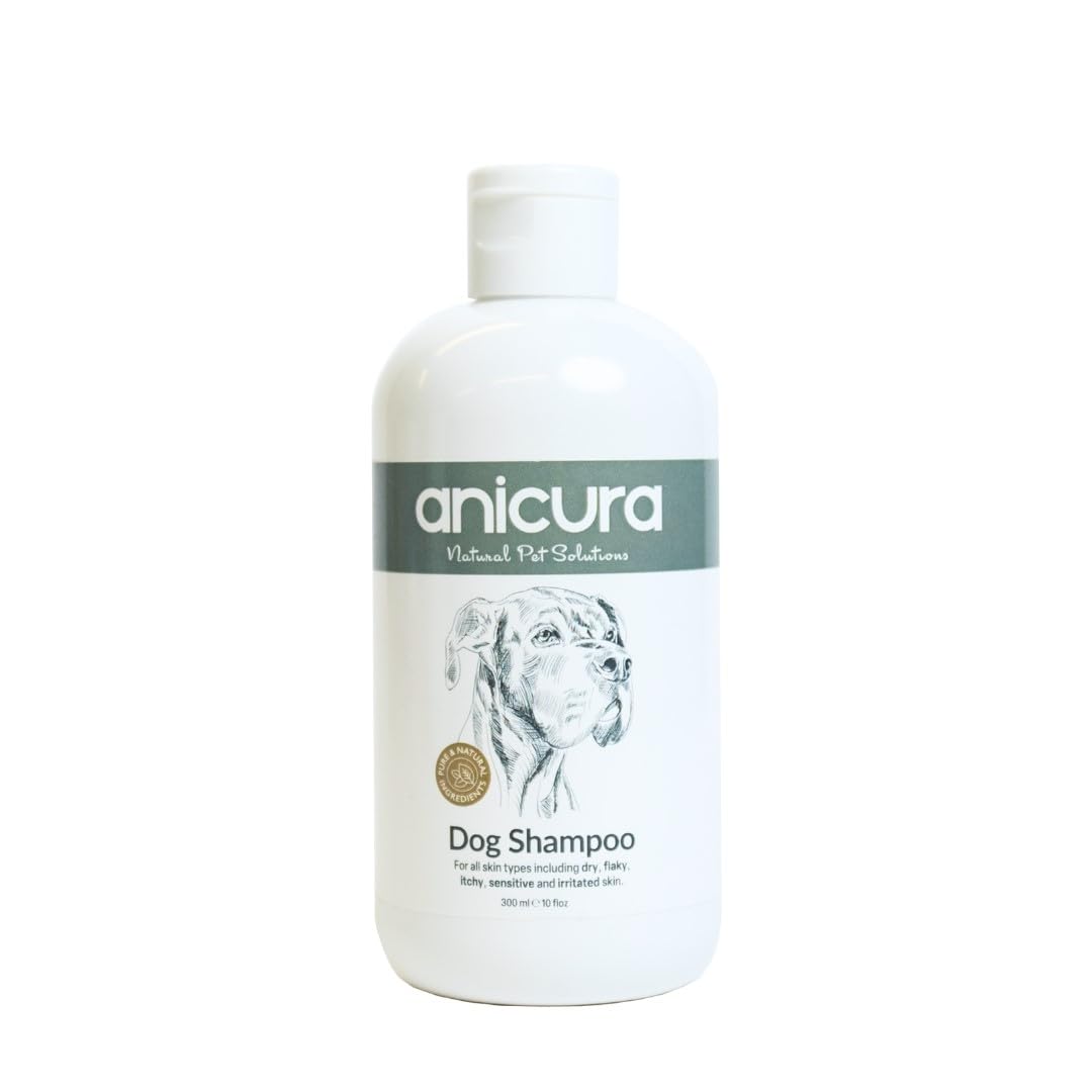 Anicura Dog Shampoo 300ml | Natural Relief for Itchy, Sensitive Skin | Soothes, Moisturises, & Nourishes