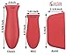 Silicone Hot Handle Holders, Potholders (7-Pack Mix Red) for Cast Iron Skillets, Pans, Frying Pans & Griddles, Metal and Aluminum Cookware Handles - Sleeve Grip, Handle Cover
