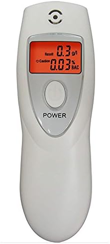Vecceli Italy Digital Alcohol Breathalyzer, White (Pack of 2)