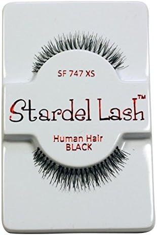 6 Pairs Stardel #747XS 100% Human Hair False Eyelashes Like Ardell Red Cherry Lashes