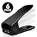 Livin' Well Stack-A-Shoe Shoe Racks for Closets - 10 Inch Long Adjustable Stackable Shoe Organizer for Closet 6pk, Black