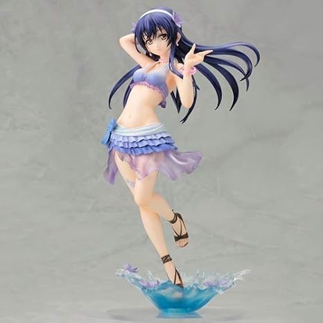 Amazon Co Jp 手作りモデル漫画のキャラクター水着キャラクタースタチュー玩具モデルの静的デスクトップ装飾アートギフトpvcキャラクターモデルコレクション銅像人形お土産22センチメートル Qingqiao ホーム キッチン