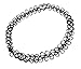 Hip Mall Stretch Tattoo Choker Magic Necklace Elastic Hippy Popular for 80s 90s Black, Resize Necklace