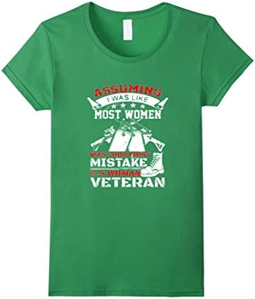 Women's Woman Veteran Small Grass