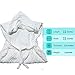 Lucear Muslin Cotton White Baby Bath Towels with Hood and Waistband Also for Baby Blanket